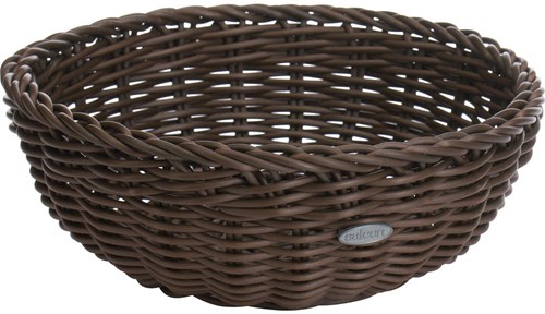 Westmark panier à pain plastique rond 23x9cm - marron - Saleen