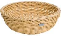 Westmark Saleen Brotkorb rund 23x9cm - beige Korb für Brot und Obst