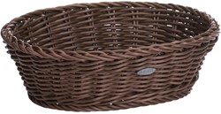 Saleen Mehrzweck-Korb, Gastrotauglich, Oval, 25,5 x 19 x 8 cm, Kunststofffaser, Dunkelbraun, 02056006101