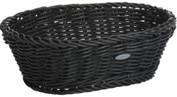 Westmark Saleen Brotkorb oval 26x19x8cm - schwarz