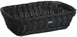 Westmark Saleen Brotkorb rechteckig 31x21x9cm - schwarz