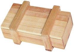 Goki boîte magique boîte-puzzle en bois avec ouverture secrète