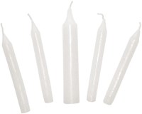 Goki bougies d'anniversaire blanches - set de 11 bougies pour train d'anniversaire-2