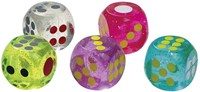 Goki Würfel Springball Spielzeug - bunter Gummi Würfel