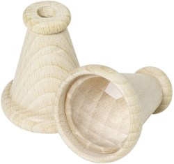 Goki Oeil de mouche kaléidoscope en bois jouet éducatif blanc
