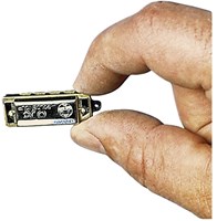 Goki jouet harmonica - mini harmonica avec chaîne-2