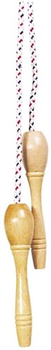 Goki Springseil mit Holzgriffen - Kinderspielzeug 240cm