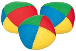 Goki balles de jonglage avec billes - jouet coloré