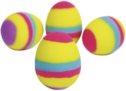 Goki balle rebondissante œuf - jouet coloré pour enfants