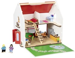 Goki Puppenhaus - City Life Holzspielzeug Puppenhaus