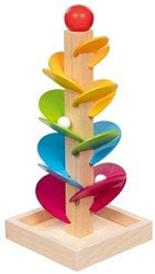Goki jeu de billes jouet éducatif en bois coloré FSC