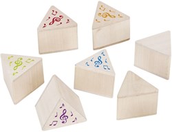 Goki Holz Klangmemo Lernspielzeug 12-teilig für Kinder