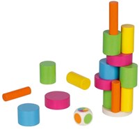 Goki Houten Balansspel Toren, 27dlg.
