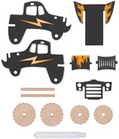 Goki kit de construction - jouet monster truck créatif-2