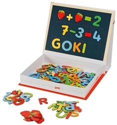 Goki jeu magnétique jouet éducatif 122 pièces carton