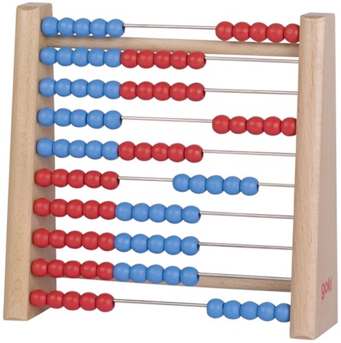Goki boulier en bois jouet éducatif 100 perles