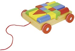 GOKI Trekwagen - Bouwblokken