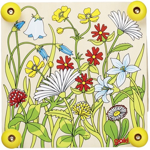Goki presse à fleurs en bois - séchage de fleurs pour enfants-2