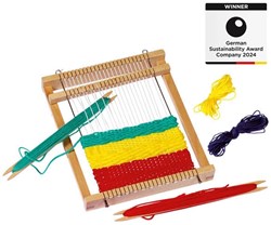 Goki métier à tisser en bois - jouet créatif pour enfants