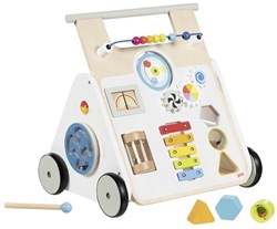 Goki Holz Lauflernwagen Kiddycruiser - Laufhilfe für Kleinkinder