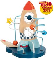 Goki Holz Motorikschleife Space Orbit 21 mit Galaxie-Katapult