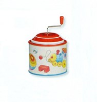 Goki boîte à musique jouet - boîte à musique en métal colorée pour enfants