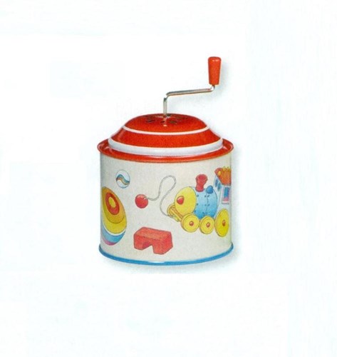 Goki boîte à musique jouet - boîte à musique en métal colorée pour enfants