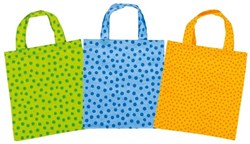Goki sac cabas en coton - sac de courses jouet multicolore