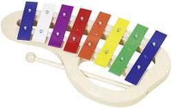 Goki Xylophon Holz Musikinstrument für Kinder bunt und langlebig