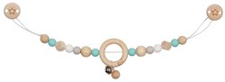 Goki Holz Kinderwagenkette Stern mit Clips - Babyspielzeug