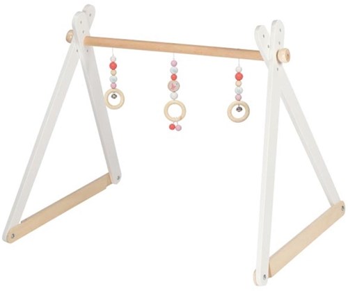 Goki Babygym - Holzspielzeug Papageientaucher bunt