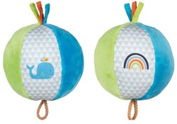 Goki Zachte Bal met een Bel Blauw Groen