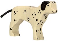Holztiger Holz Dalmatiner Spielfigur - nachhaltiges Spielzeug Hund