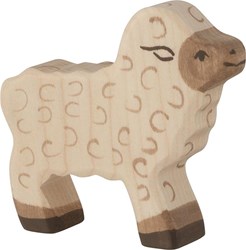 Holztiger Holz Lamm Spielfigur Bauernhof nachhaltiges Spielzeug