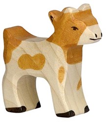 Holztiger chevreau en bois - figurine animal de ferme FSC bois