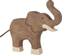 Holztiger Holz Elefant Spielfigur - handgefertigtes nachhaltiges Spielzeug