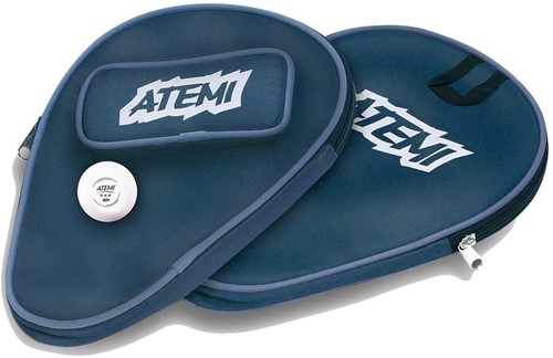 Atemi Tischtennisschlägerhülle mit Ballfach v.3 BL