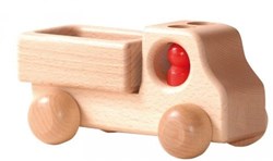 Ostheimer jouet camionnette en bois avec 2 figurines certifié FSC