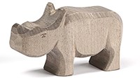 Ostheimer Holzspielzeug Nashorn klein - pädagogisches Spielzeug