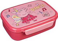 Boîte à lunch Peppa Pig avec récipient - boîte à goûter colorée pour enfants