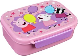Boîte à lunch Peppa Pig avec compartiment - boîte colorée pour enfants