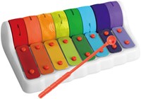 KiddyGo xylophone jouet coloré avec rouleaux - plaisir musical