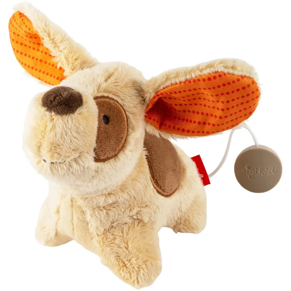 sigikid boîte à musique chien peluche bébé jouet mélodie sommeil