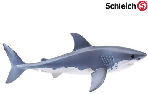 Schleich Wild Life weiße Hai Spielfigur 16 cm für Kinder-2