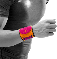 Bauerfeind Sports Wrist Strap, pink, S/M - 1 Stuk