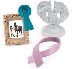 SCHLEICH 42538 Accessory - Accessoires Turnier (Horse Club), Mix
