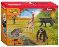 Schleich Wild Life Tierfiguren 4er-Pack Spielset 15x19 cm