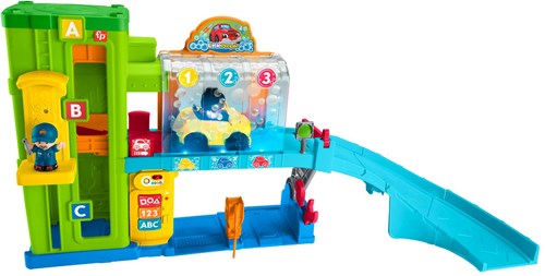 Fisher-Price Little People Garage - Garage Jouet Interactif Voitures-2