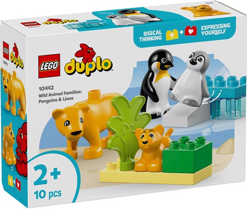 LEGO DUPLO set de construction animaux sauvages pingouins lions jouet bébé