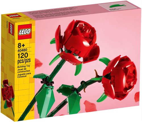 LEGO Blumen Rosen Bauset - Botanical Collection 40460 Geschenk
